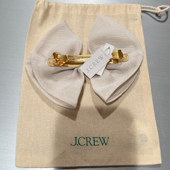 J. Crew Nautical charm bow hair clip barrette main image 6